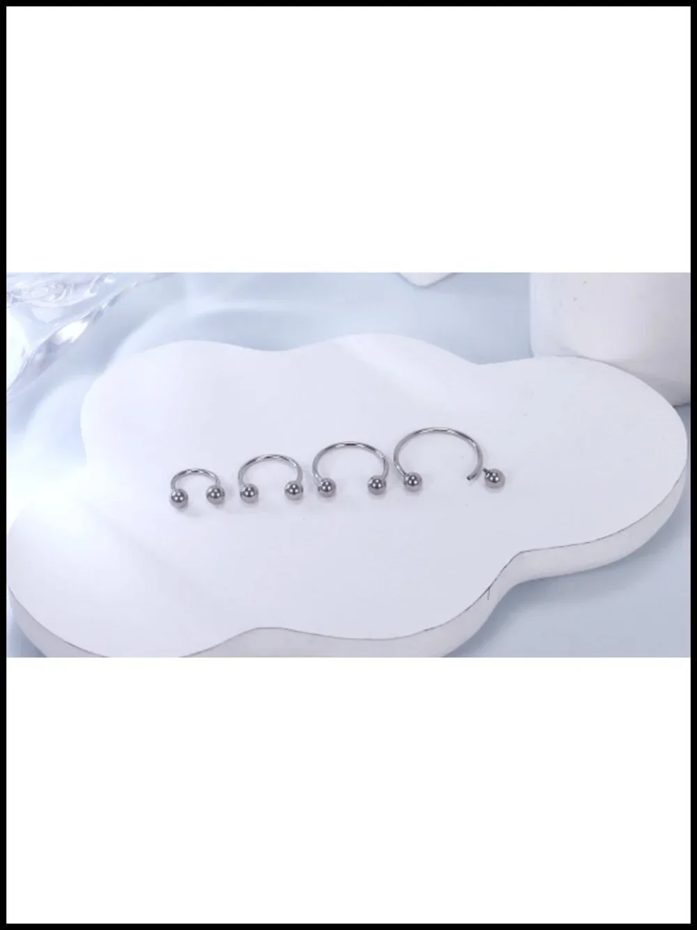 20G 18G 16G 14G 12G 8G 6G 4G 2G Horseshoe Nose Ring Titanium Septum Rings
